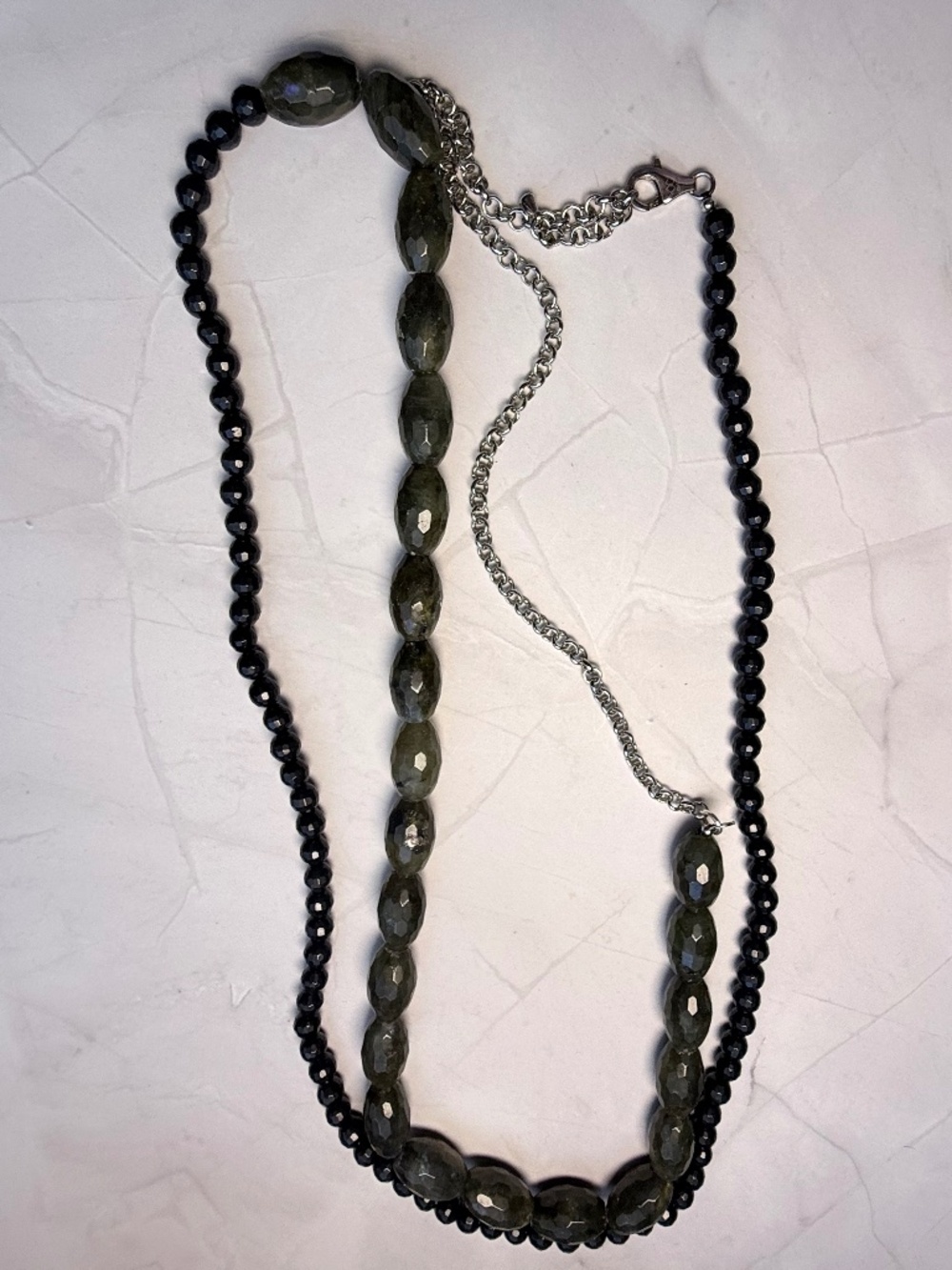 Long Handmade Statement Necklace